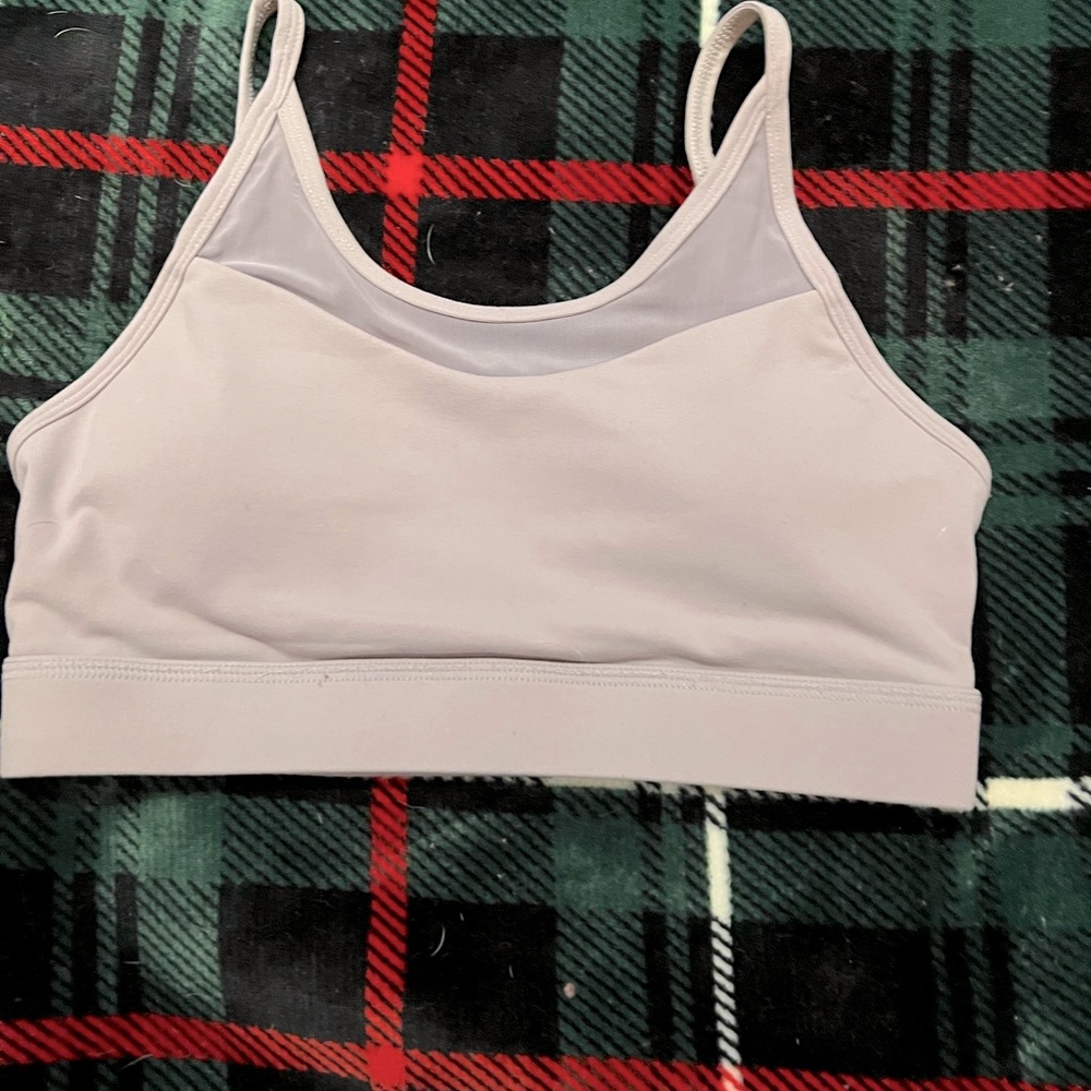 Tilyoucollapse lavender sports bra size medium